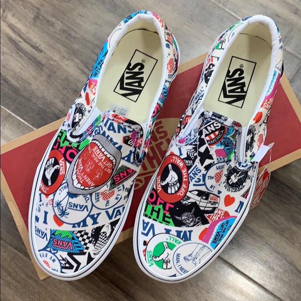 Vans WMNS Classic Slip-On Vans Mash Up Stickers - Picture 16 of 16